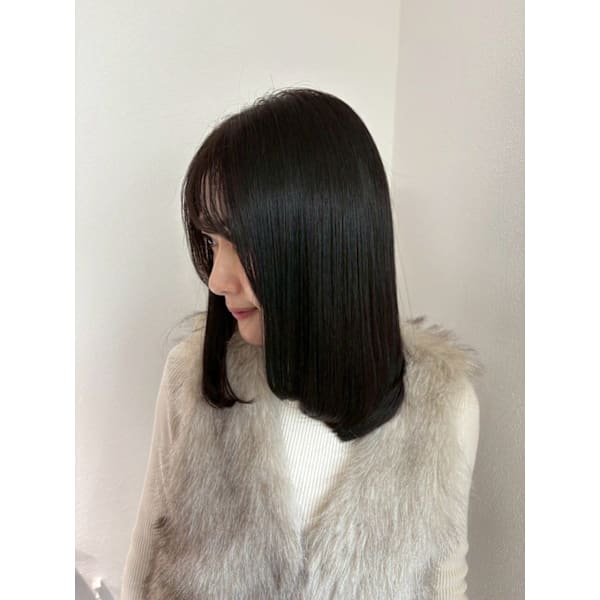 【リピート率No.1】 カット+カラー+美髪トリートメント+ブロー 90分 ￥7500