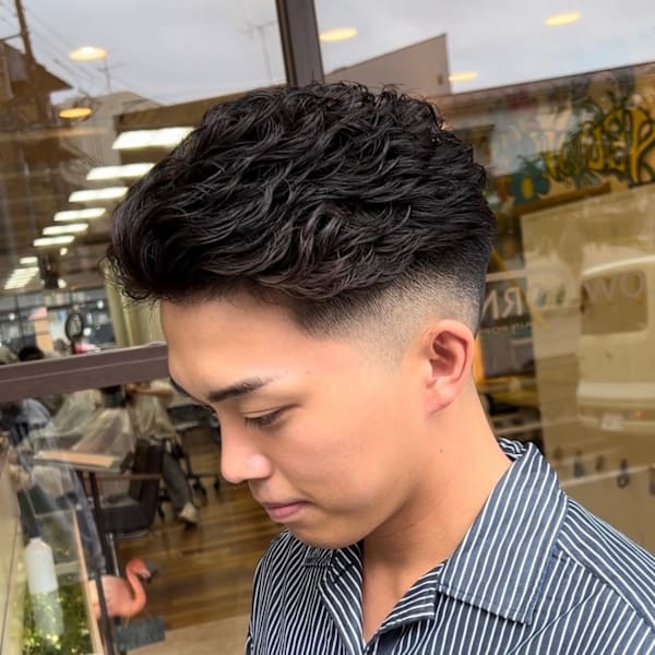 【男性限定*セットが楽に】メンズカット＋パーマ¥11000[桜木町]
