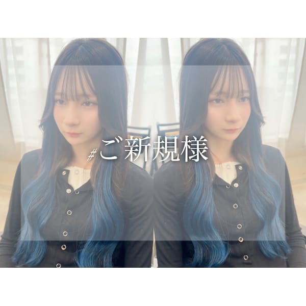 11月限定【楽天ビューティ限定】似合わせカット+透明感カラー+水分補給Tr