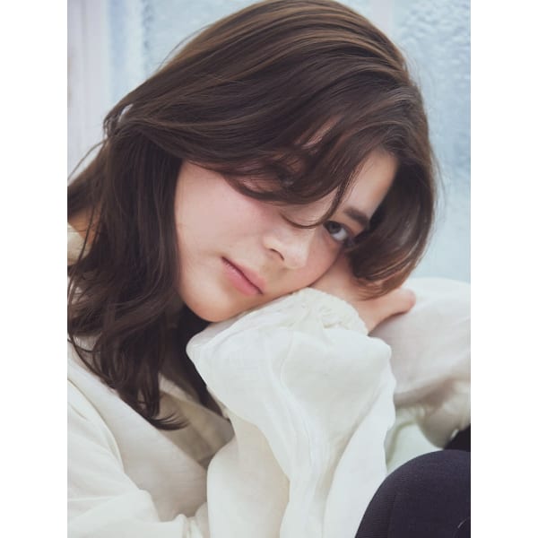 【平日限定】カット+オーガニック艶カラー+2stepトリートメント¥14740→¥8900