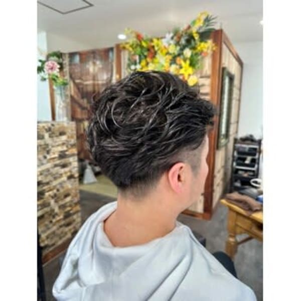 【メンズ限定】カット+眉カット+ヘッドスパフルコース♪¥7980