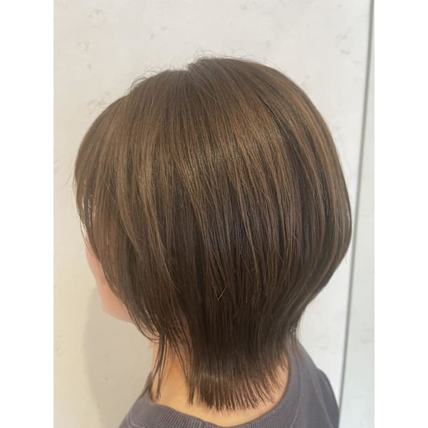 【オススメ】マイクロバブル+天然成分オーガニックカラー ＋カット ￥11,000