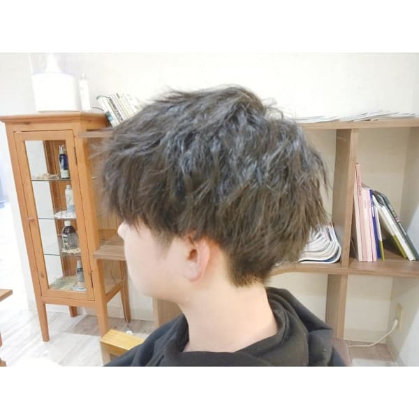 【ルーズ感】 メンズパーマ+炭酸プチスパ ¥12,100