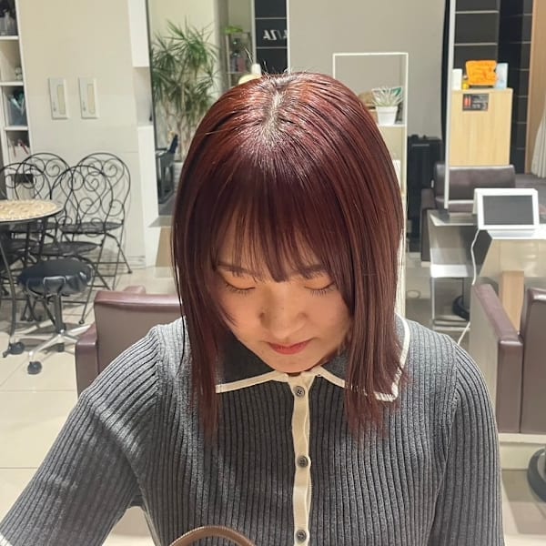 【初回/小池指名】似合わせカット＋透明感カラー　￥10600