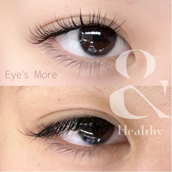 【オフ込◎アンドヘルシー】フラットラッシュマツエク（100本or120本）×まつげパーマ