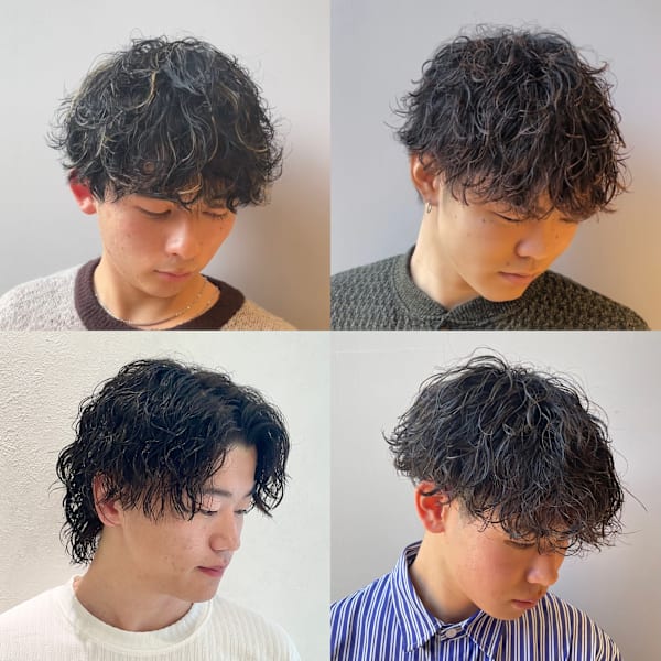 【岡本指名限定】【初めての方にオススメ】メンズカット＋パーマ(種類何でも〇)＋似合わせカウンセリング