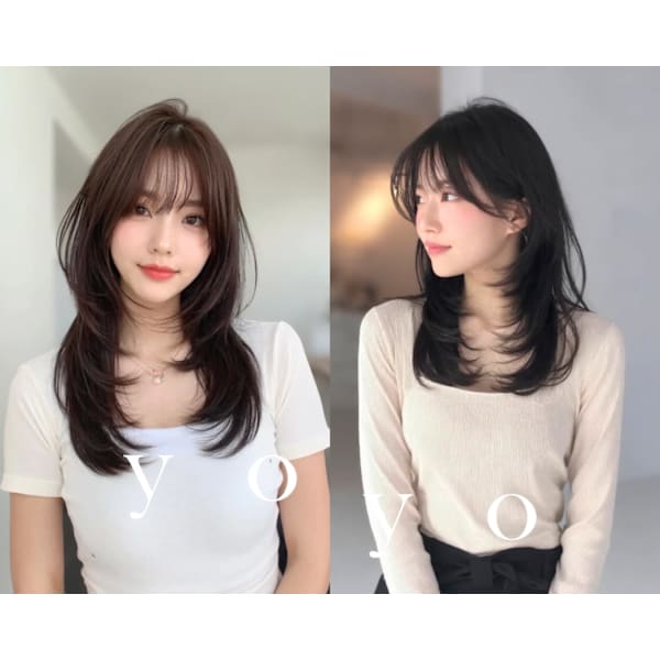 【迷ったらこちら◎】美髪カット＋カラー＋手触り改善トリートメント¥15500