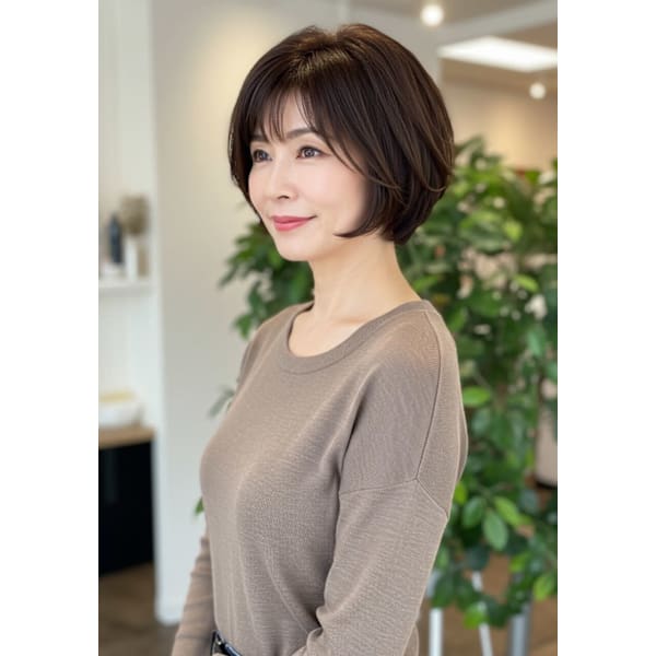 【エイジングケア】白髪染めリタッチ＋髪と頭皮のWケアトリートメント＋ホームケアセット付き