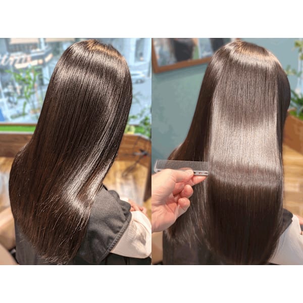 【ロイヤルコース】カット+ダメージレスカラー+最上級髪質改善トリートメント