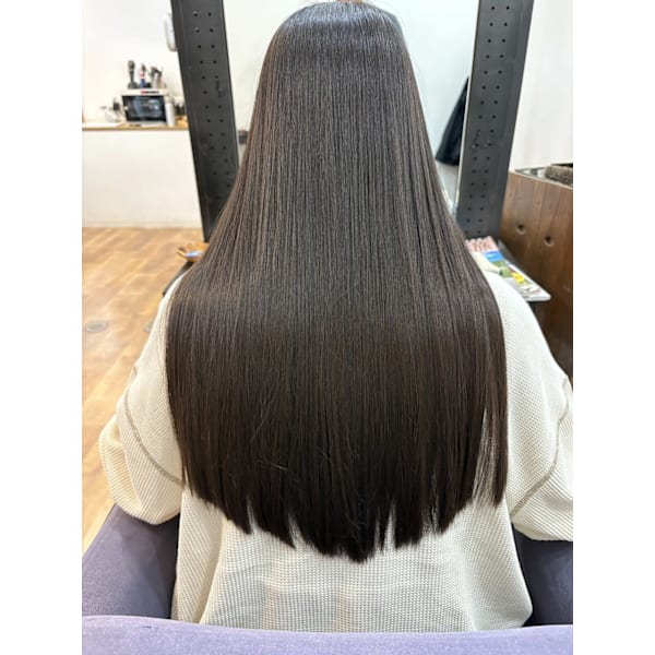 ◇髪質改善ストレート+カット+うる艶トリートメント