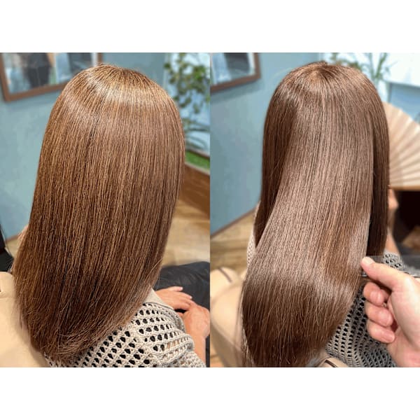 【ロイヤルコース】カット＋ダメージレス白髪染め＋最上級髪質改善トリートメント＋頭浸浴＆美髪スパ