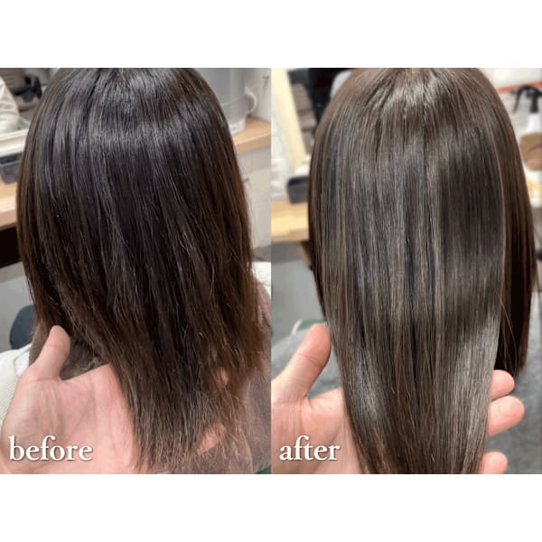 【髪質改善×水素ケア】 カット＋高濃度水素ケアカラー＋オーダーメイド髪質改善トリートメント