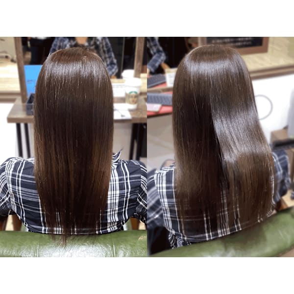 【髪質改善×水素×頭皮ケア】カット＋高濃度水素ケアカラー＋オーダーメイド髪質改善＋頭浸浴＆美髪スパ