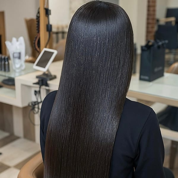 【うっちー限定】髪質改善縮毛矯正+最高級トリートメント(カット付)¥22,300