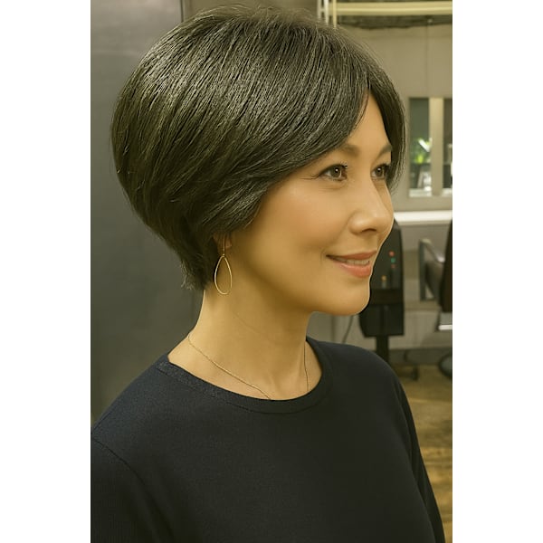 【６０歳以上限定】プラチナ世代向けのカット+白髪染めカラー