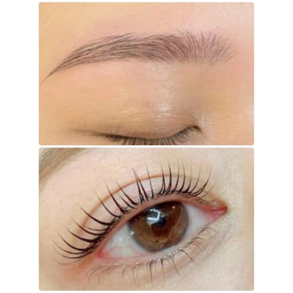 まつ毛パーマ＆眉毛waxスタイリング