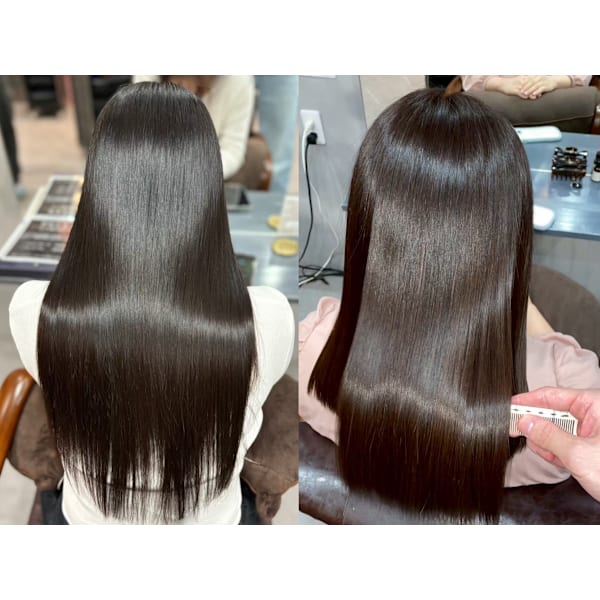【美髪縮毛矯正】カット＋髪質改善ストレート＋髪質改善トリートメント