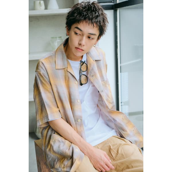 【期間限定】メンズカット＋カラー＋マイクロバブル/名古屋/栄 ¥7000