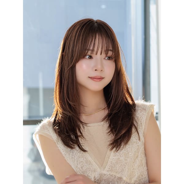 【12~1月限定】カラー+髪質改善tr+マイクロバブル¥9900