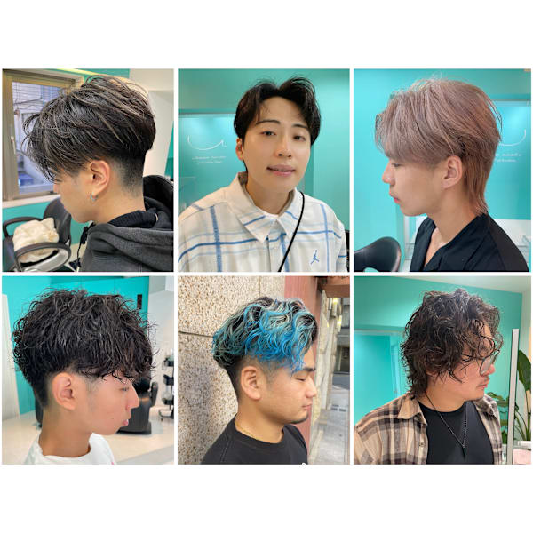 【パーマをかけたい方】メンズカット＋トレンドパーマ＋TR￥9900