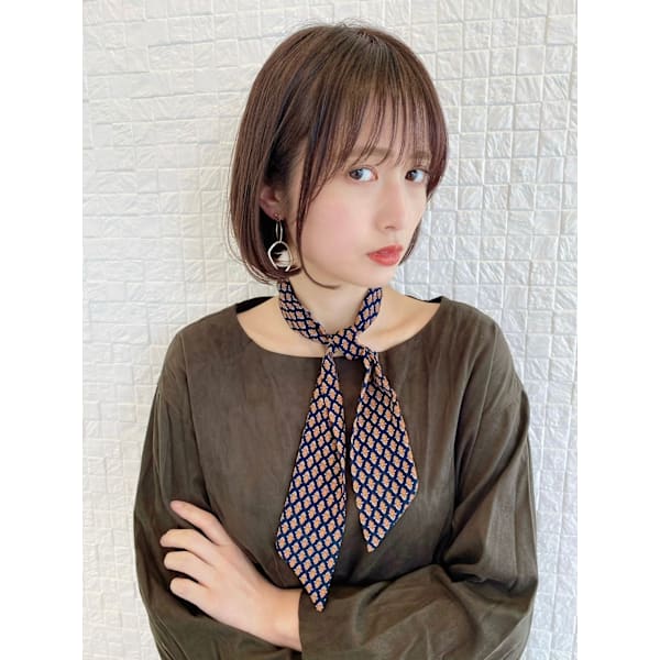 【新規】 カット+オーガニックカラー+ 髪質改善TR¥8,500