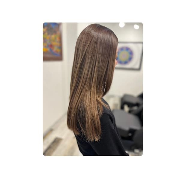 【業界最高品質】似合わせカット+潤ツヤカラー+縮毛矯正　26950→24000