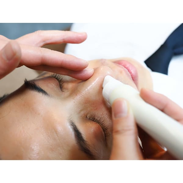 メンズ人気NO1【毛穴黒ずみ/テカリ/毛穴ざらつき/ニキビ跡／赤み】毛穴洗浄吸引＋バクテリウムピール