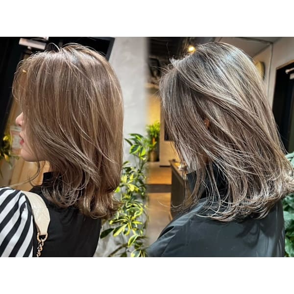 似合わせカット+プレックス配合☆艶髪カラー ¥7,700