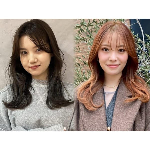 似合わせカット+プレックス配合艶カラー+ハホニコトリートメント