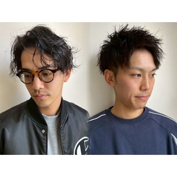 【メンズ限定】メンズカット＋曲がる縮毛矯正 ￥11,000