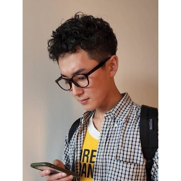 【平日限定 10％オフ】メンズカット＋選べるパーマ 13200円→11880円