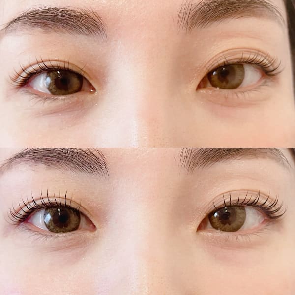 【お試し】自まつ毛ふさふさデザイン　まつ毛パーマ＋極細エクステ
