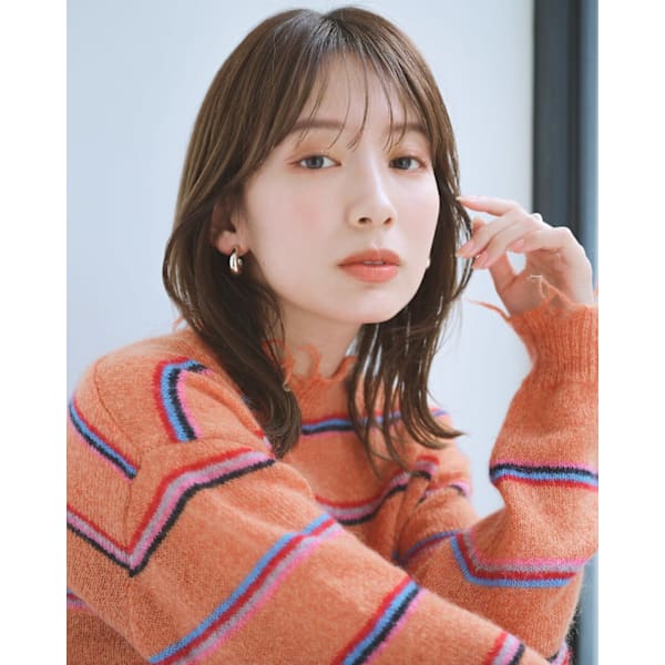 カット＋透明感カラー＋ナノバブル¥5400