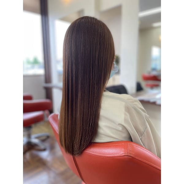 【透明感イルミナカラー】カット付(ブリーチ別)¥12500