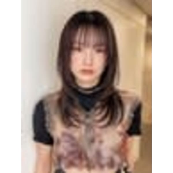 【透明感ワンカラー】ツヤ改善カラー＋3STEPトリートメント（S） ￥9,900