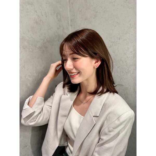 【5歳若く見える髪へ】根本リタッチカラー（白髪染めもOK）￥4,500 ～明るく白髪染め 白髪ぼかし