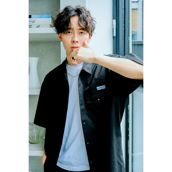 メンズパーマ＋カット ¥8500