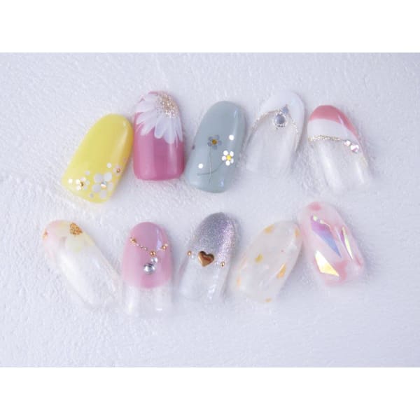 【初回限定】Wケア付き♪選べる！20種類★アート2本込みコース