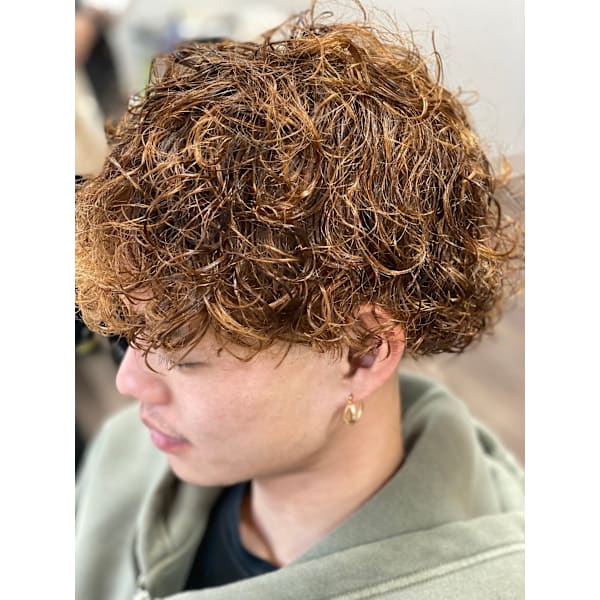 プードルパーマ+メンズカット¥11,000