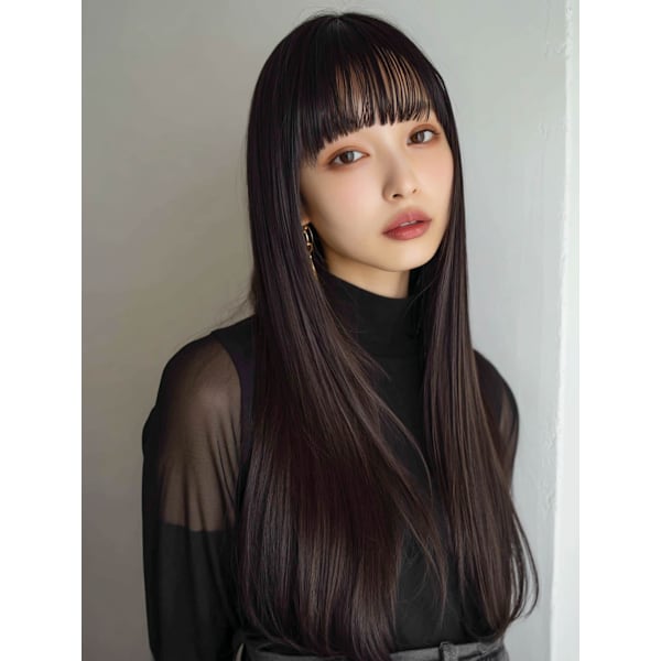 【髪きれいだね。】小顔カット＋カラー＋艶サラ♪髪質改善トリートメント