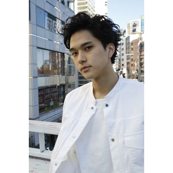 メンズ学生カット＋ヘアスタイリングアドバイス￥4,400
