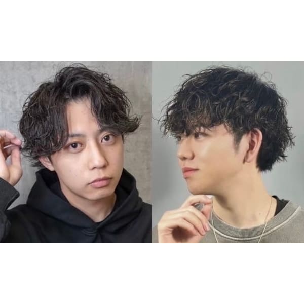 【新生活イメチェンコース】カット（顔剃りなし）＋似合わせパーマ ￥11,110［銀座］