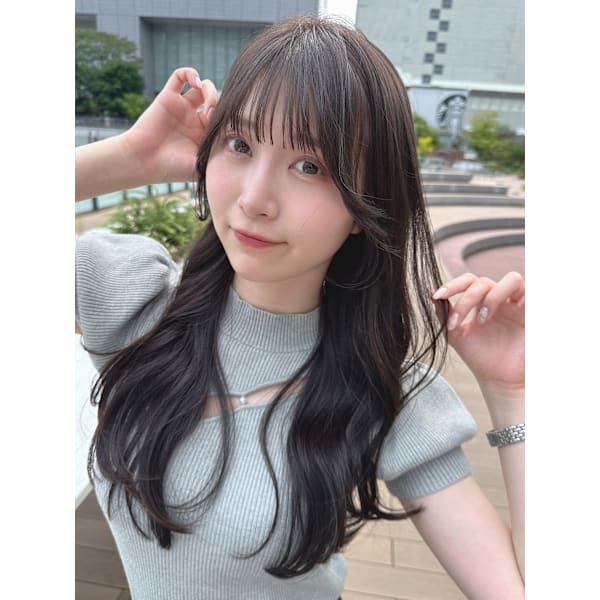 ★平日限定フルコース★ 小顔カット+艶カラー+コスメパーマ+トリートメント