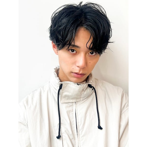 ★メンズカット＋水パーマ+ナノバブルシャンプー付¥8500