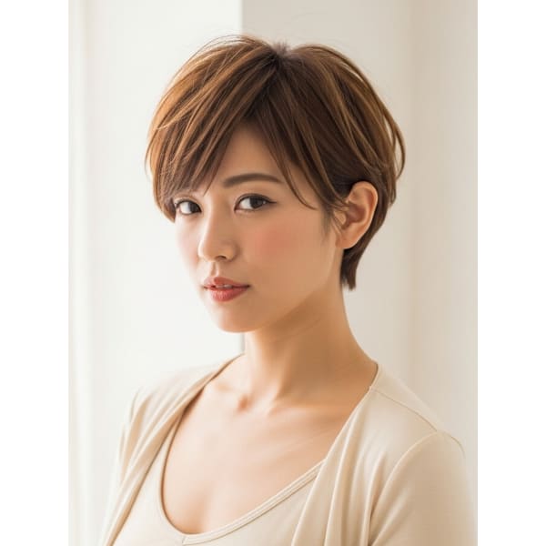 【リラックスしたい方に】似合わせ小顔ショートカット+(marbb)＋クイックスパ