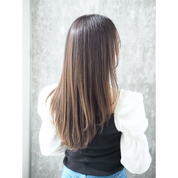 【リピート率No.3】オイル縮毛矯正＋カラー＋カット＋トリートメント¥18,000