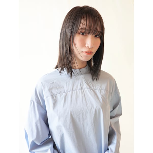 【平日限定☆迷ったらこれ!】カット＋艶カラー（白髪染OK）＋選べるトリートメント13200→9900