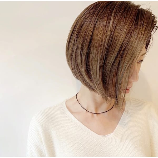 ☆ご新規様１番人気☆　カット＋髪質改善カラー  （ライト）　13,750円→9,625円