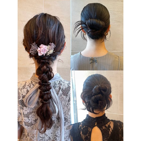 タカマツ限定　【ヘアセット】　結婚式やイベントに♪　※早朝要相談　¥4,950　　