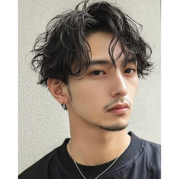 【メンズ】カット＋コスメパーマ￥11,000 [新宿駅/縮毛矯正/髪質改善]